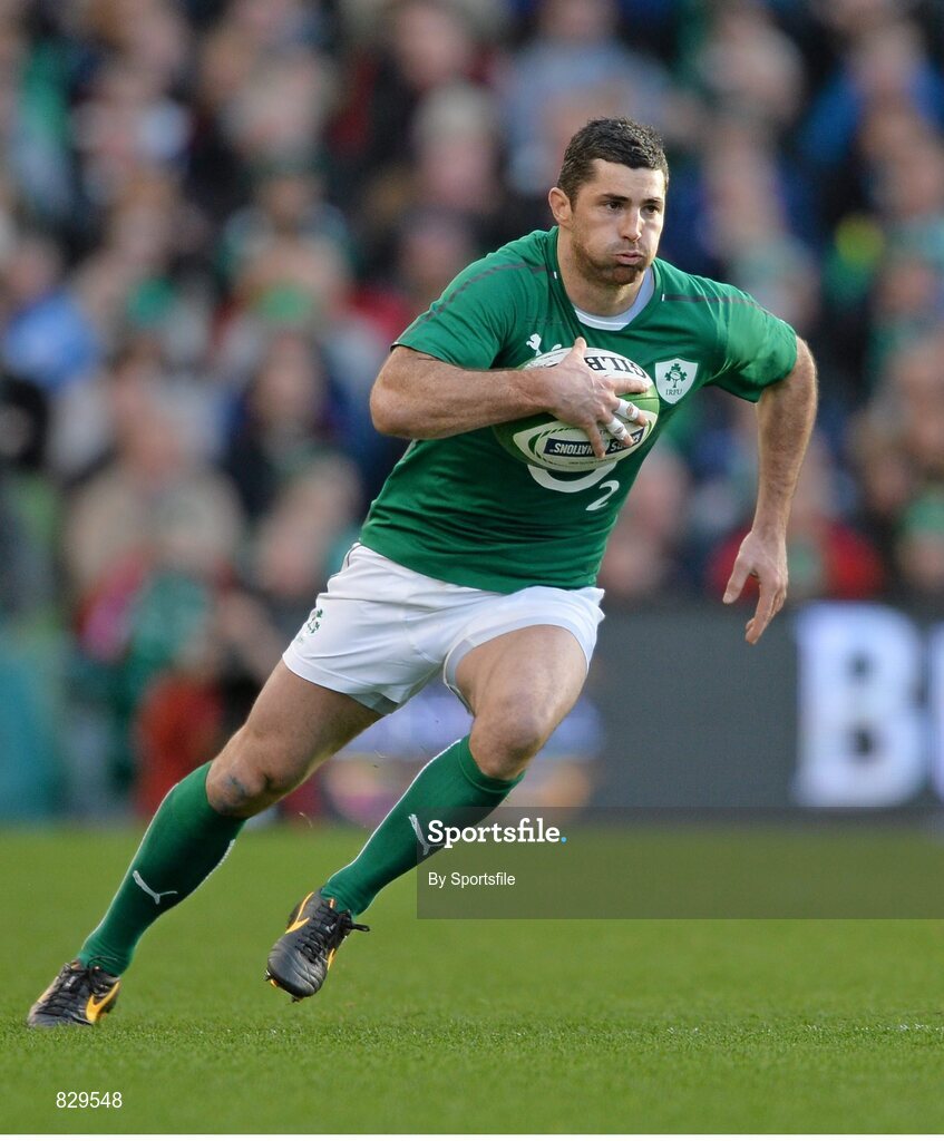 2 February 2014; Rob Kearney, Ireland. RBS Six Nations Rugby Championship, Ireland v Scotland, Aviva Stadium, Lansdowne Road, Dublin. Photo by Sportsfile