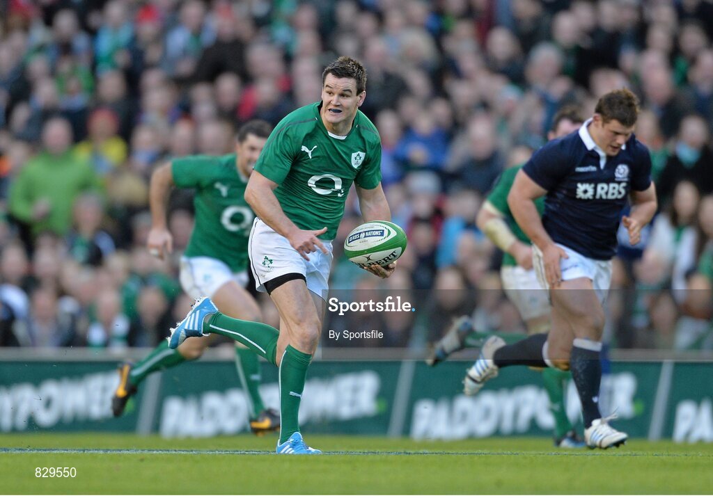 2 February 2014; Jonathan Sexton, Ireland. RBS Six Nations Rugby Championship, Ireland v Scotland, Aviva Stadium, Lansdowne Road, Dublin. Photo by Sportsfile