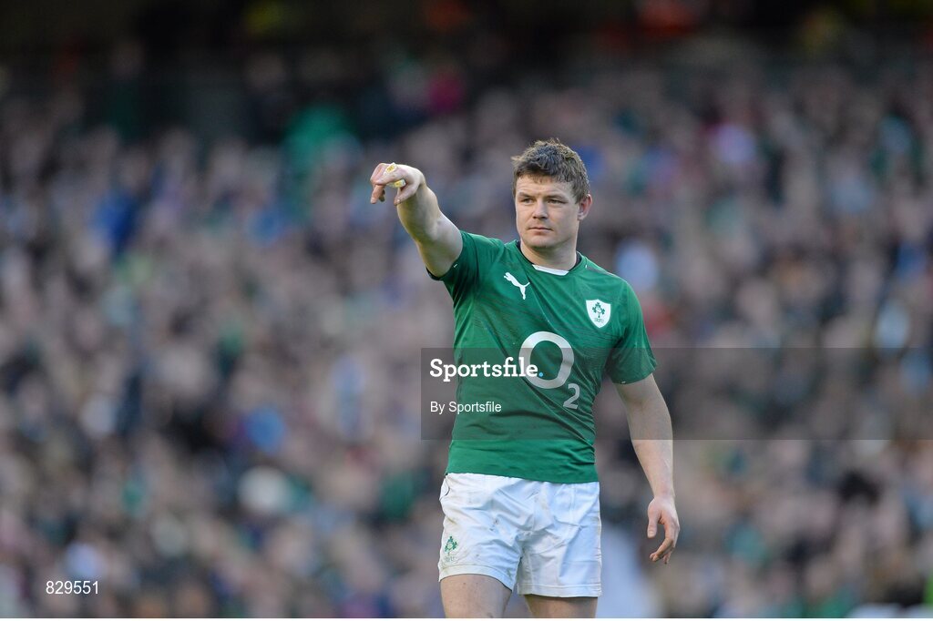 2 February 2014; Brian O'Driscoll, Ireland. RBS Six Nations Rugby Championship, Ireland v Scotland, Aviva Stadium, Lansdowne Road, Dublin. Photo by Sportsfile