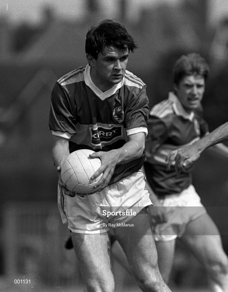 19 July 1992; Karl O'Dwyer of Kerry in action during the Munster Senior Football Championship Final match between Clare and Kerry at the Gaelic Grounds in Limerick. Photo by Ray McManus/Sportsfile