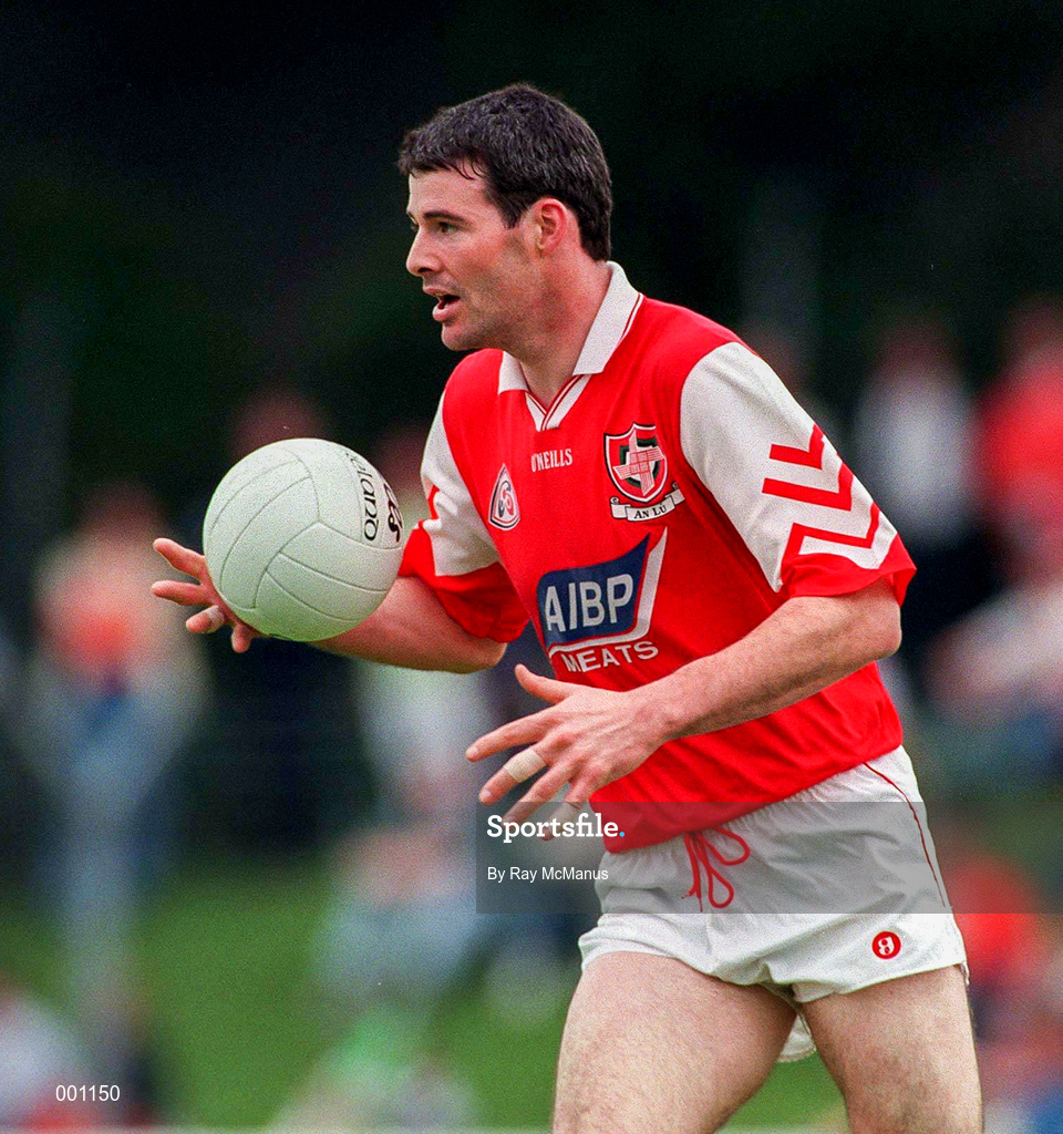 29 June 1997; Ken Reilly of Louth during the Leinster GAA Senior Football Championship Semi-Final match between Offaly and Louth at Páirc Tailteann in Navan, Meath. Photo by Ray McManus/Sportsfile