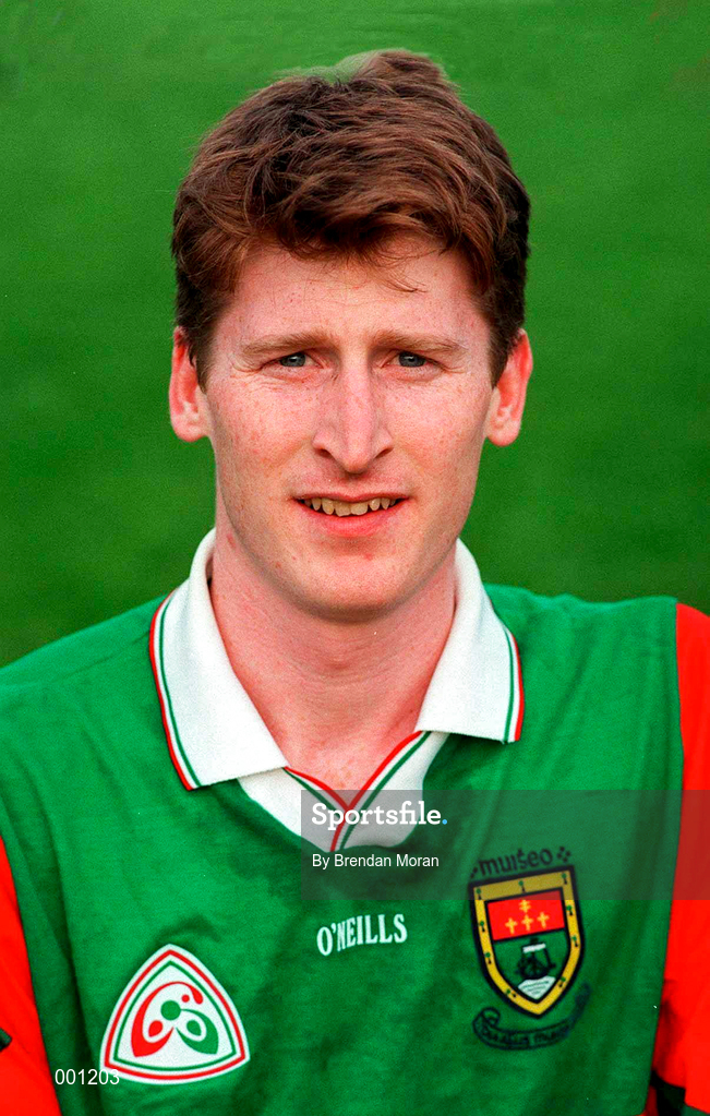 28 September 1997; Kevin Cahill of Mayo prior to the GAA Football All-Ireland Senior Championship Final match between Kerry and Mayo at Croke Park in Dublin. Photo by Brendan Moran/Sportsfile