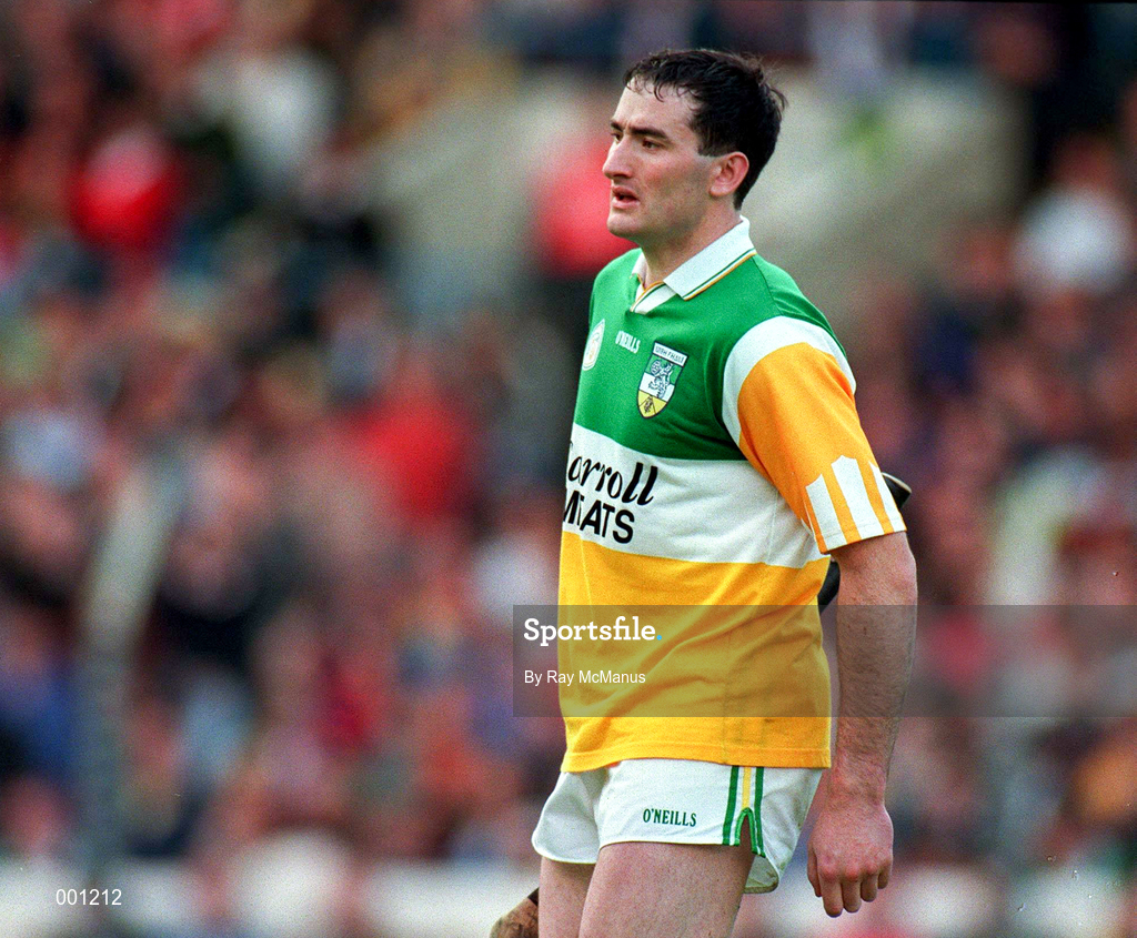 22 June 1997; Kevin Kinahan of Offaly during the GAA Leinster Senior Hurling Championship Semi-Final match between Wexford and Offaly at Croke Park in Dublin. Photo by Ray McManus/Sportsfile