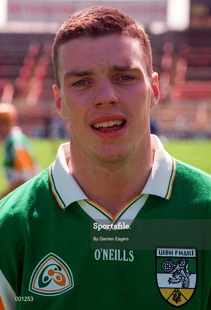 8 June 1997; Killian Farrell of Offaly prior to the GAA Leinster Senior Hurling Championship Quarter-Final match between Offaly and Laois at Croke Park in Dublin. Photo by Damien Eagers/Sportsfile