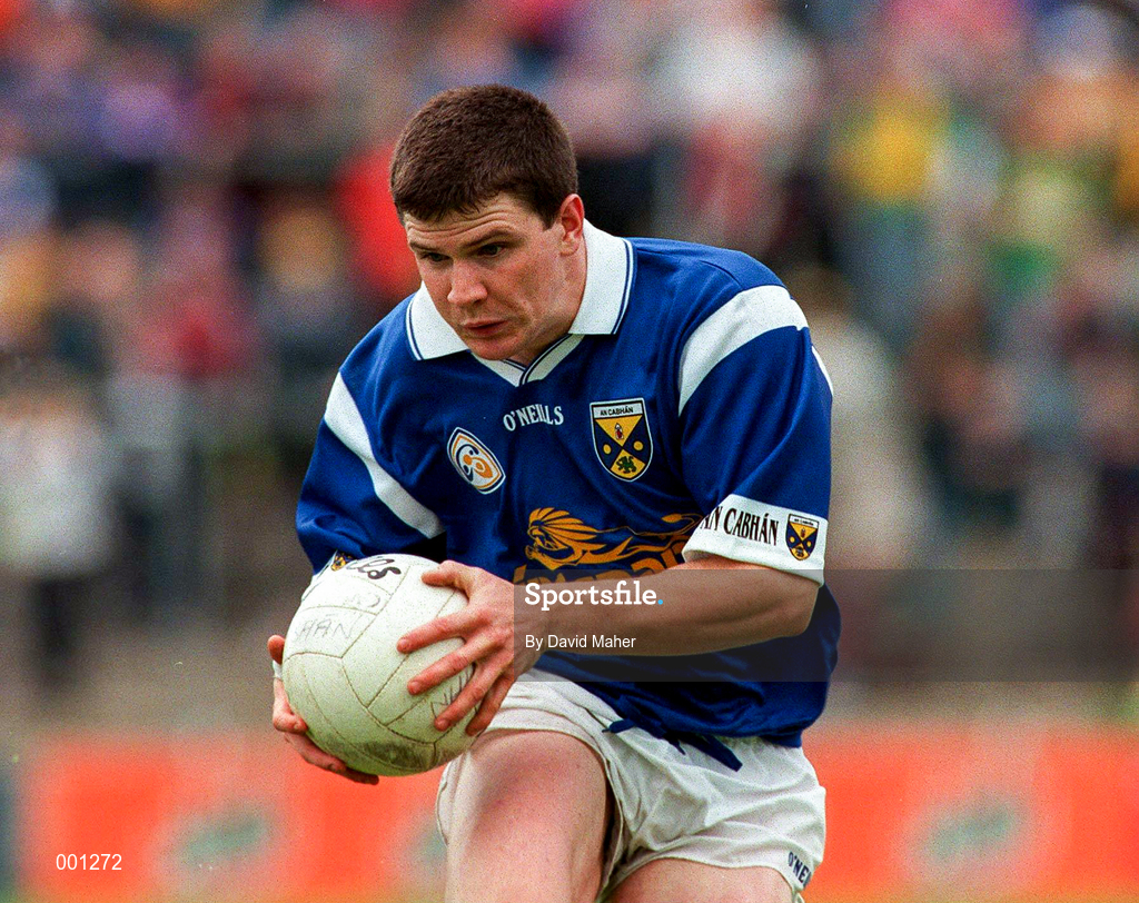 22 June 1997; Larry Reilly of Cavan during the Ulster GAA Football Senior Championship Semi-Final match between Cavan and Donegal at St. Tiernach's Park in Clones, Monaghan. Photo by David Maher/Sportsfile