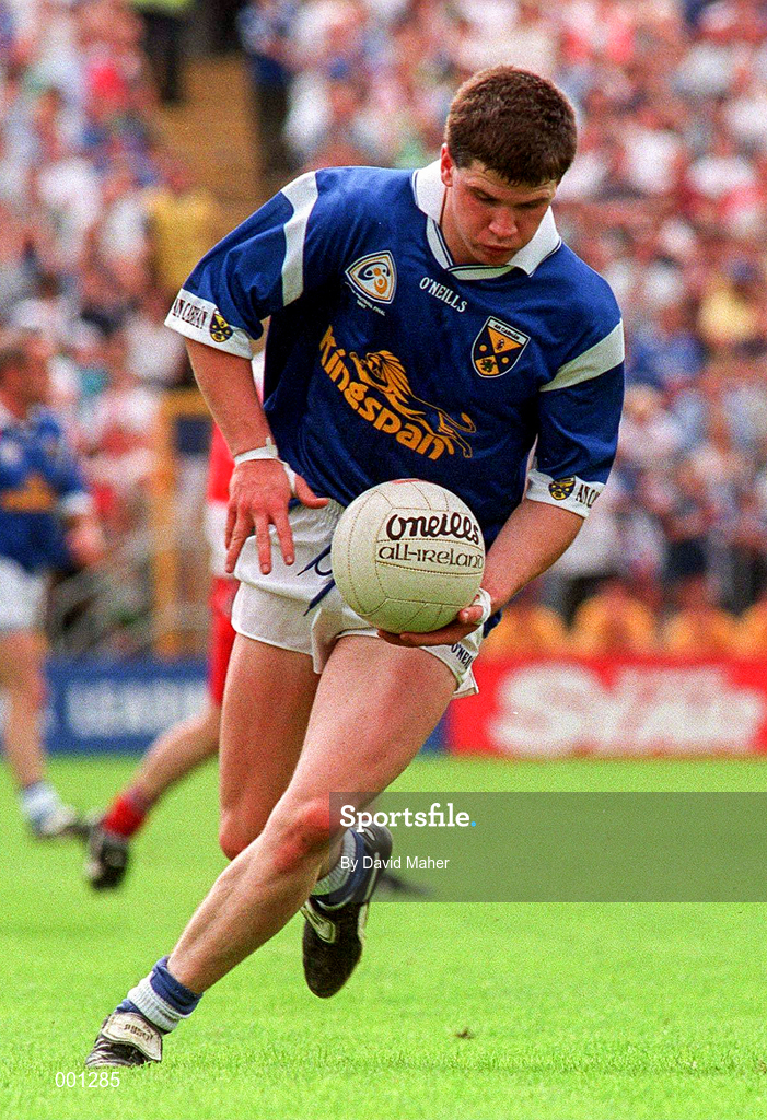 20 July 1997; Larry Reilly of Cavan during the Ulster GAA Football Senior Championship Final match between Cavan and Derry at St. Tiernach's Park in Clones, Monaghan. Photo by David Maher/Sportsfile