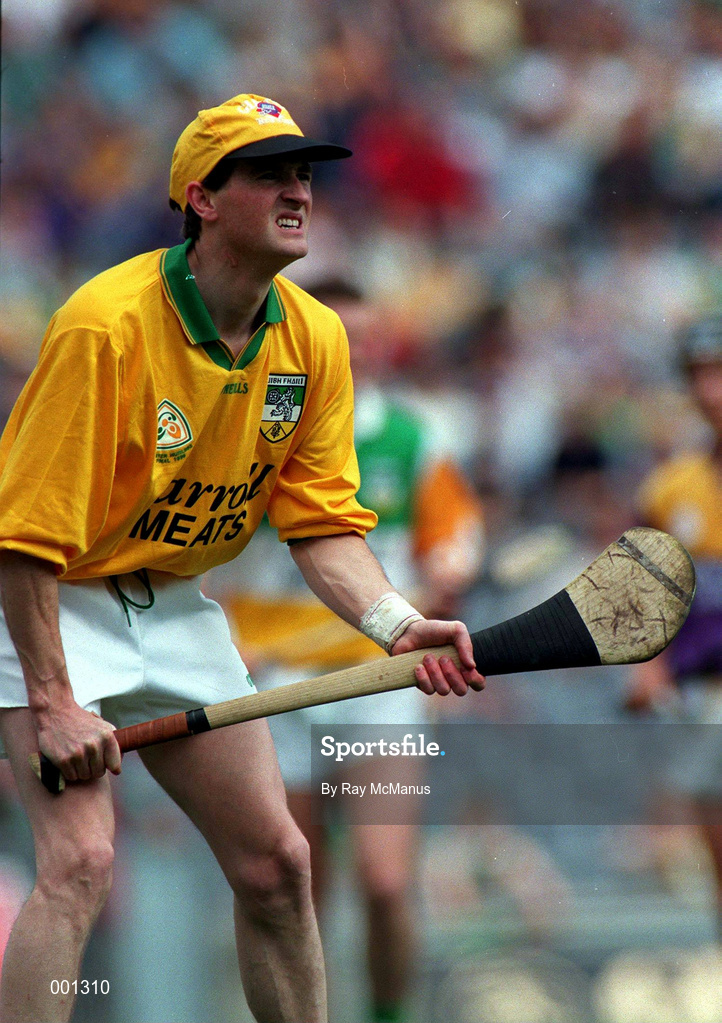 14 July 1996; Liam Coughlan of Offaly during the GAA Leinster Senior Hurling Championship Final match between Wexford and Offaly at Croke Park in Dublin. Photo by Ray McManus/Sportsfile