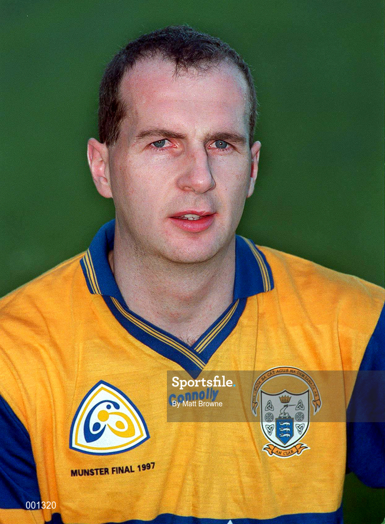 14 September 1997; Liam Doyle of Clare poses for a portrait prior to the GAA All-Ireland Senior Hurling Championship Final at Croke Park in Dublin. Photo by Matt Browne/Sportsfile