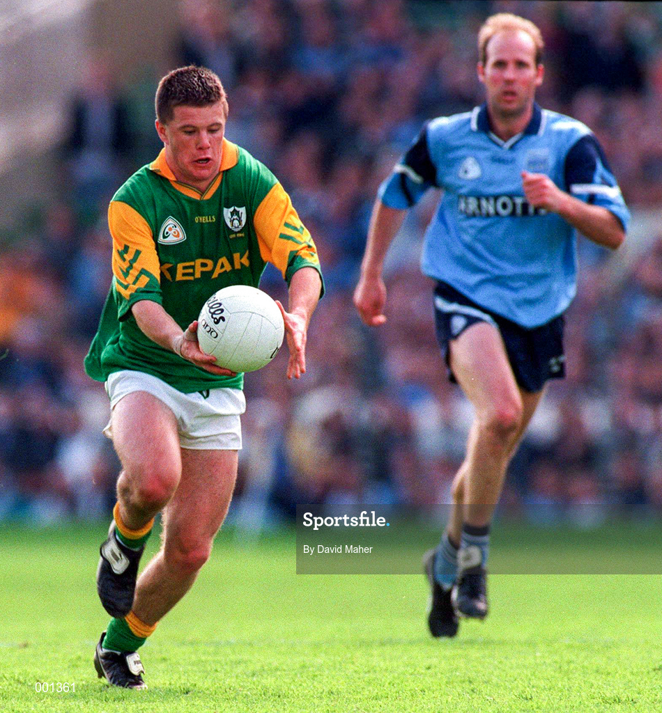 15 June 1997; Mark O'Reilly of Meath during the Leinster GAA Senior Football Championship Quarter-Final match between Offaly and Wicklow at Croke Park in Dublin. Photo by David Maher/Sportsfile