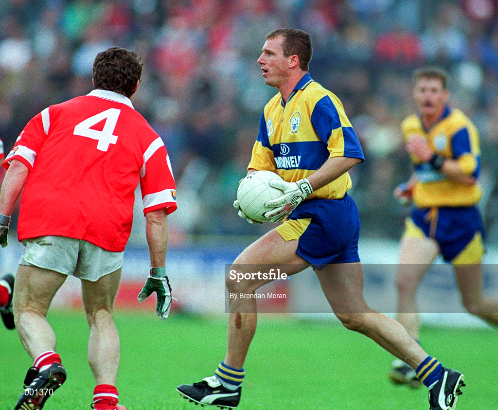22 June 1997; Martin Daly of Clare during the GAA Munster Senior Football Championship Semi-Final match between Clare and Cork at Cusack Park in Ennis, Clare. Photo by Brendan Moran/Sportsfile