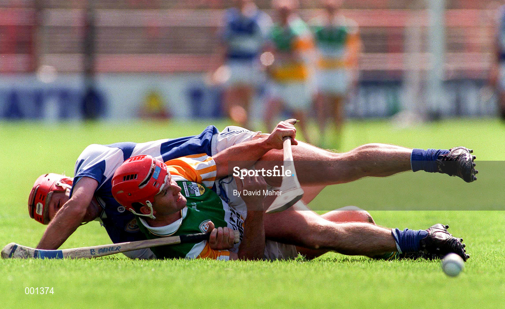 8 June 1997; Martin Hanamy of Offaly during the GAA Leinster Senior Hurling Championship Quarter-Final match between Offaly and Laois at Croke Park in Dublin. Photo by David Maher/Sportsfile