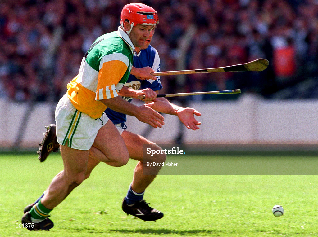 8 June 1997; Martin Hanamy of Offaly during the GAA Leinster Senior Hurling Championship Quarter-Final match between Offaly and Laois at Croke Park in Dublin. Photo by David Maher/Sportsfile
