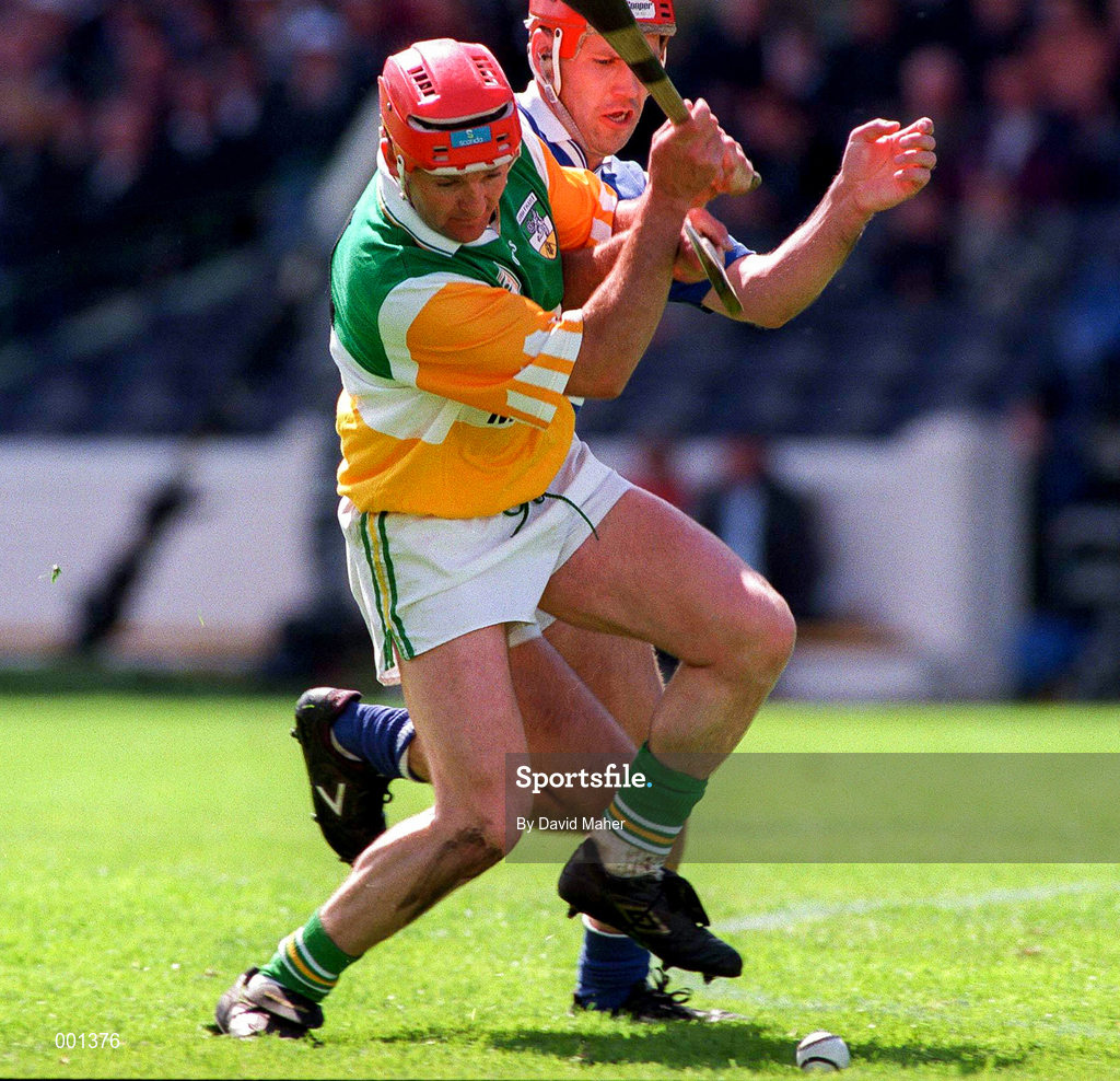 8 June 1997; Martin Hanamy of Offaly during the GAA Leinster Senior Hurling Championship Quarter-Final match between Offaly and Laois at Croke Park in Dublin. Photo by David Maher/Sportsfile