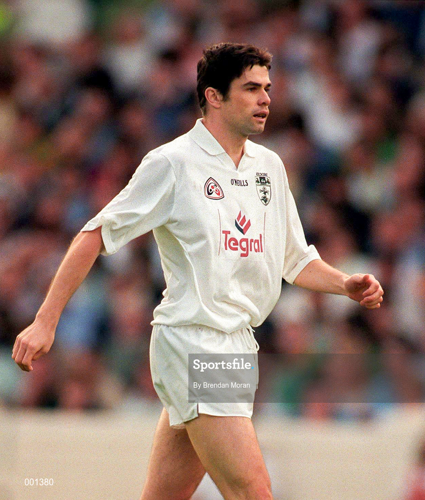 6 July 1997; Martin Lynch of Kildare during the Leinster GAA Senior Football Championship Semi-Final match between Kildare and Meath at Croke Park in Dublin. Photo by Brendan Moran/Sportsfile