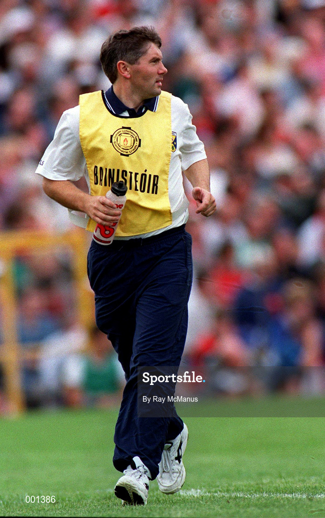23 July 1995; Cavan Manager Martin McHugh during the Ulster Senior Football Championship Final match between Tyrone and Cavan at St Tiernach's Park in Clones, Monaghan. Photo by Ray McManus/Sportsfile