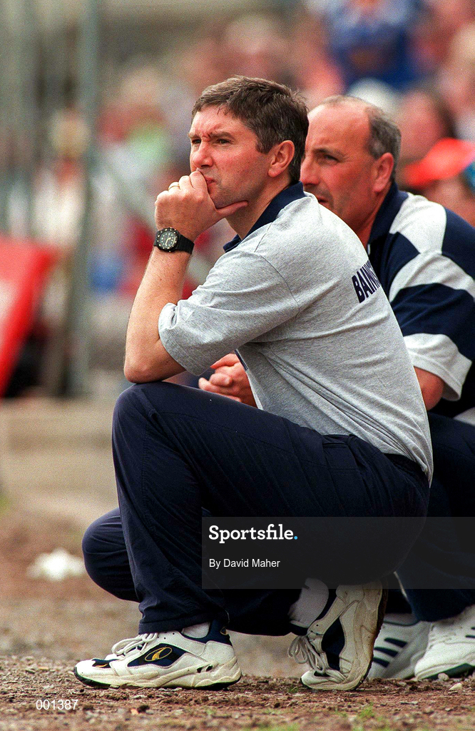 22 June 1997; Cavan manager Martin McHugh during the Ulster GAA Football Senior Championship Semi-Final match between Cavan and Donegal at St. Tiernach's Park in Clones, Monaghan. Photo by David Maher/Sportsfile