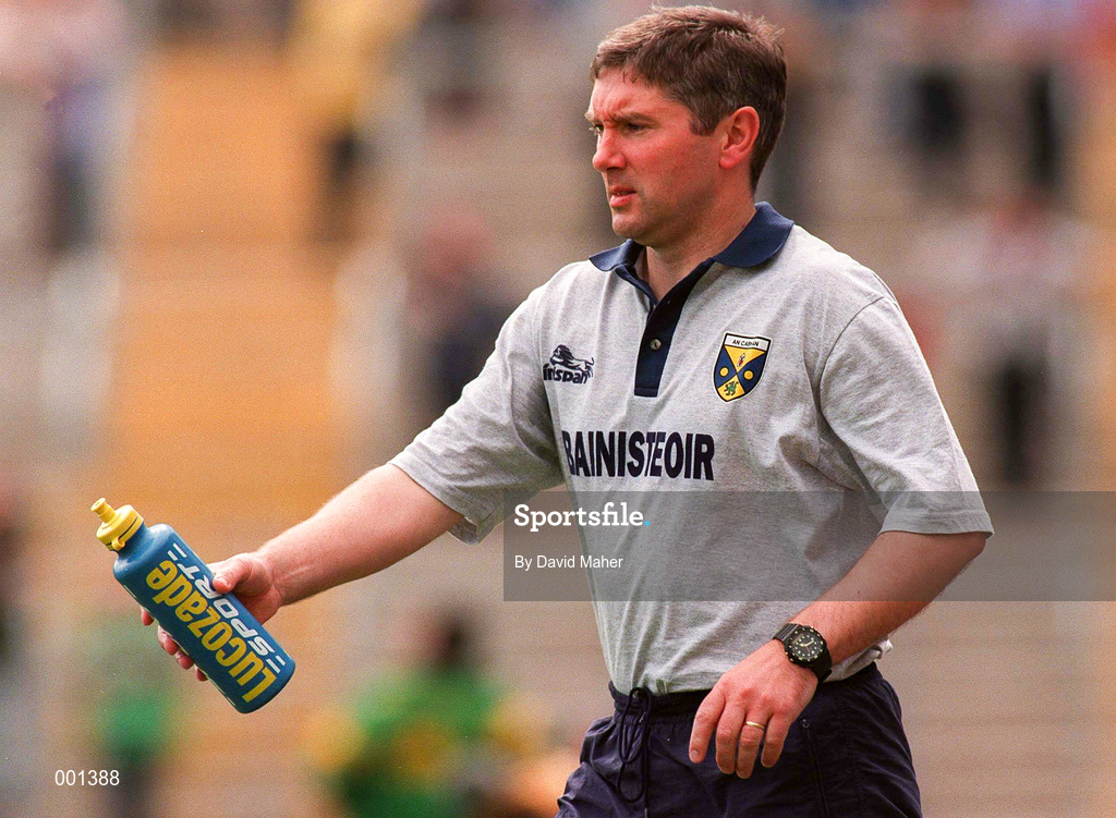 22 June 1997; Cavan manager Martin McHugh during the Ulster GAA Football Senior Championship Semi-Final match between Cavan and Donegal at St. Tiernach's Park in Clones, Monaghan. Photo by David Maher/Sportsfile