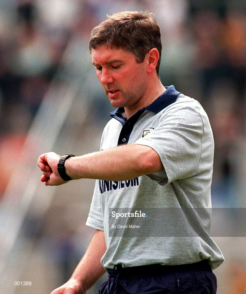 22 June 1997; Cavan manager Martin McHugh during the Ulster GAA Football Senior Championship Semi-Final match between Cavan and Donegal at St. Tiernach's Park in Clones, Monaghan. Photo by David Maher/Sportsfile