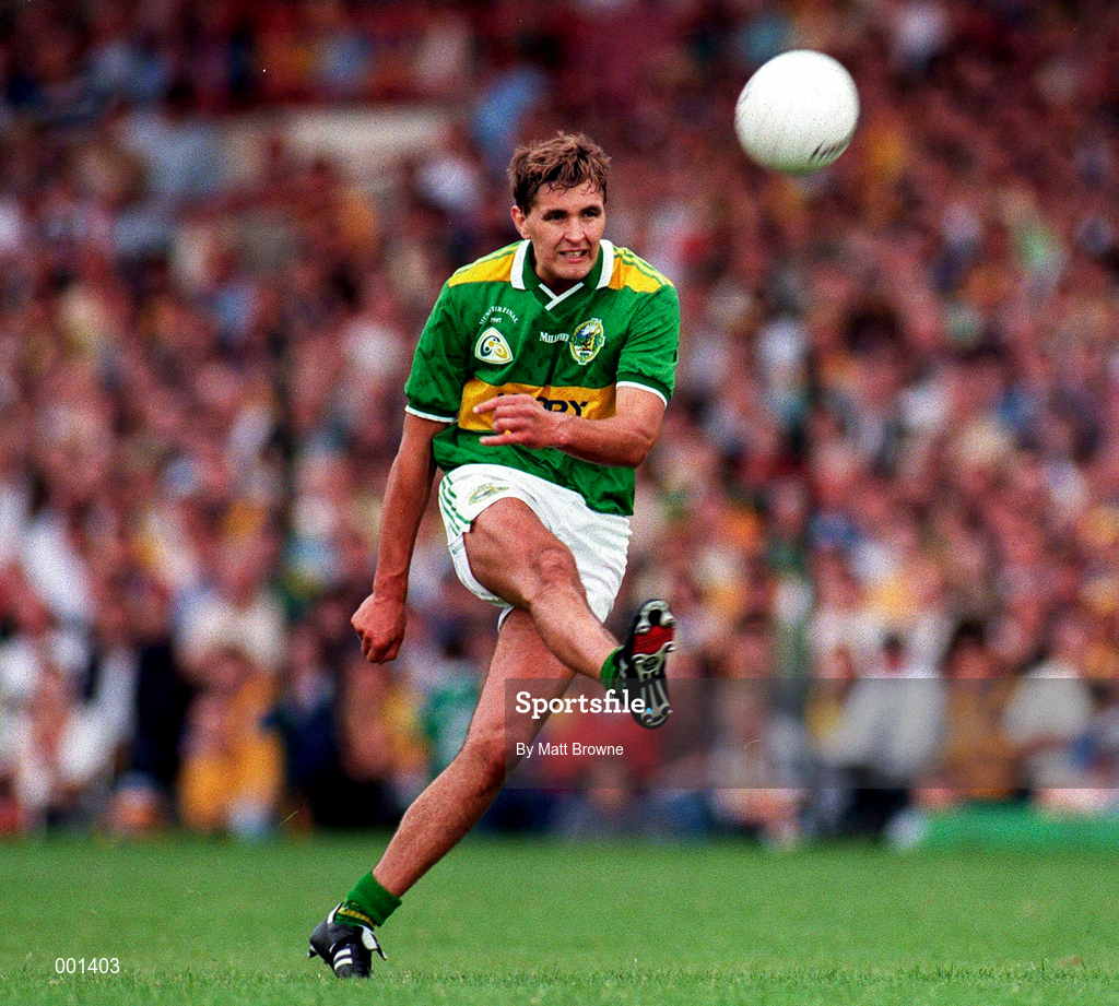 20 July 1997; Maurice Fitzgerald of Kerry during the GAA Munster Senior Football Championship Final match between Kerry and Clare at Gaelic Grounds in Limerick. Photo by Matt Browne/Sportsfile
