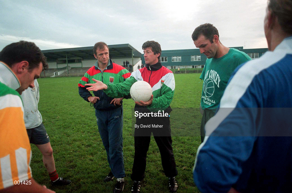 16 September 1997; Selector Peter Forde during a GAA Football Mayo Training Session at Fr. O'Hara Memorial Park in Charlestown, Mayo. Photo by David Maher/Sportsfile