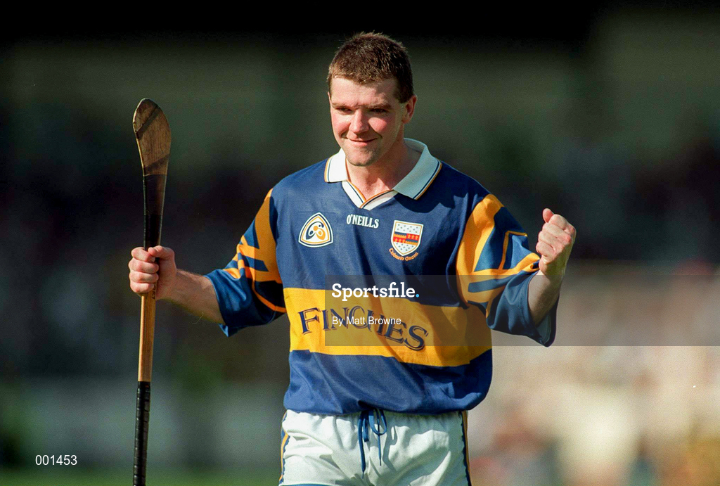 17 August 1997; Michael Cleary of Tipperary celebrates following the GAA All-Ireland Senior Hurling Championship Semi-Final match between Tipperary and Wexford at Croke Park in Dublin. Photo by Matt Browne/Sportsfile