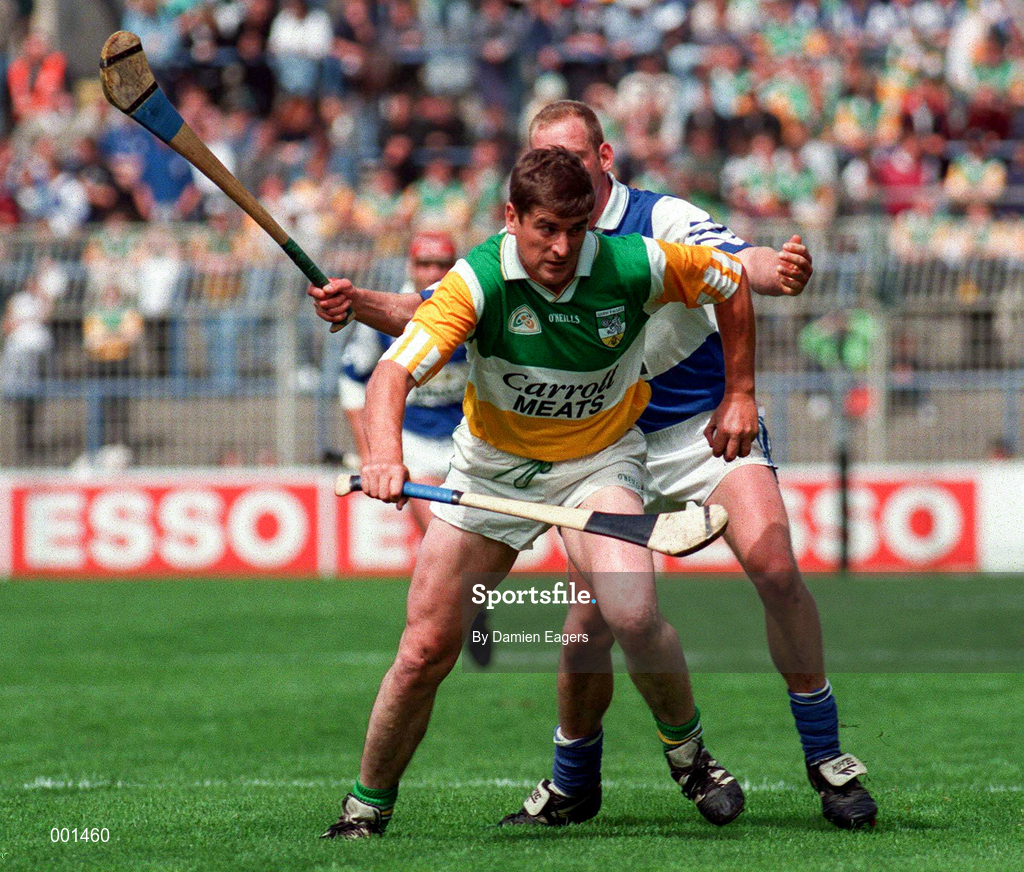8 June 1997; Michael Duignan of Offaly during the GAA Leinster Senior Hurling Championship Quarter-Final match between Offaly and Laois at Croke Park in Dublin. Photo by Damien Eagers/Sportsfile