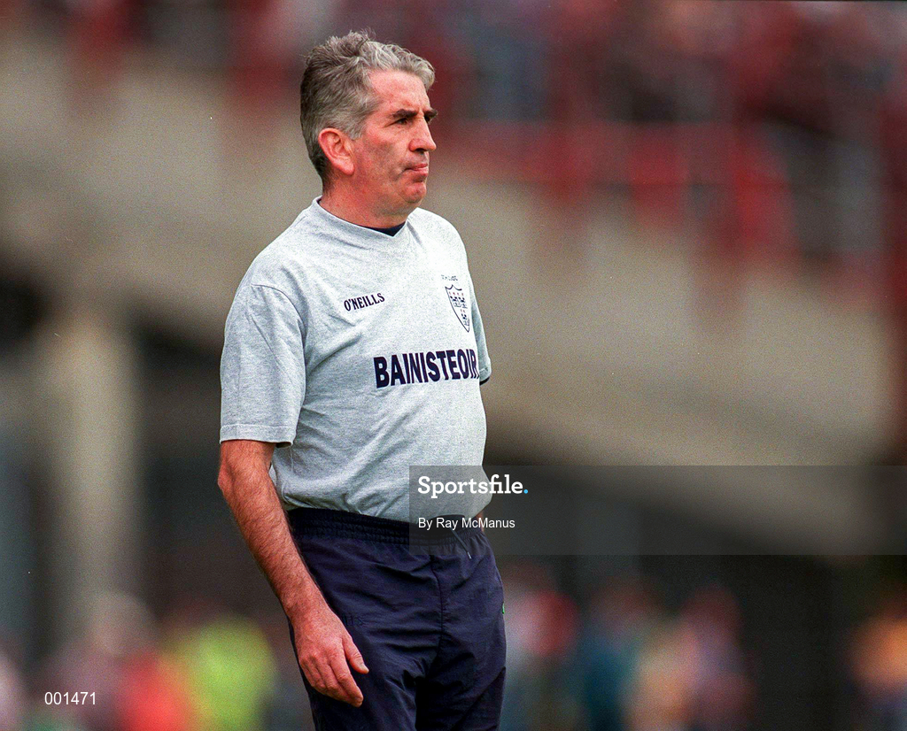 22 June 1997; Dublin manager Michael O'Grady during the GAA Leinster Senior Hurling Championship Semi-Final match between Kilkenny and Dublin at Croke Park in Dublin. Photo by Ray McManus/Sportsfile