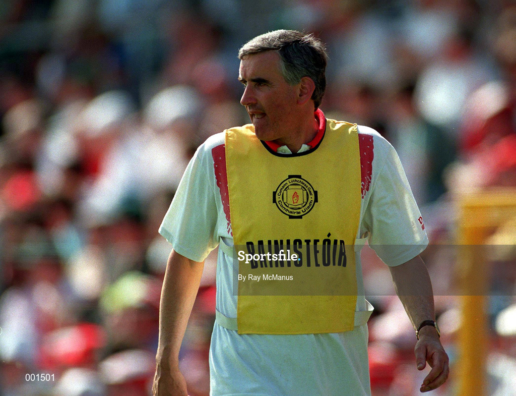 22 June 1997; Sligo manager Mickey Moran during the Bank of Ireland Connacht Senior Football Championship Semi-Final match between Sligo and Roscommon at Markievicz Park in Sligo. Photo by Ray McManus/Sportsfile
