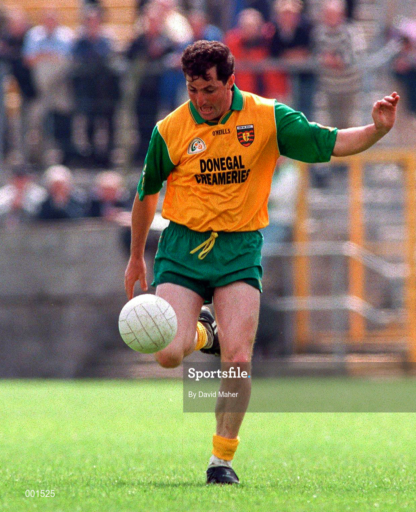 22 June 1997; Noel Hegarty of Donegal during the Ulster GAA Football Senior Championship Semi-Final match between Cavan and Donegal at St. Tiernach's Park in Clones, Monaghan. Photo by David Maher/Sportsfile