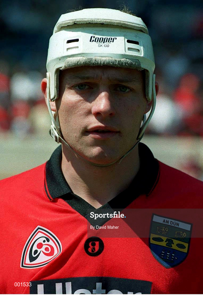 26 July 1997; Noel Sands of Down prior to the GAA All-Ireland Senior Hurling Championship Quarter-Final match between Tipperary and Down at St. Tiernach's Park in Clones, Monaghan. Photo by David Maher/Sportsfile