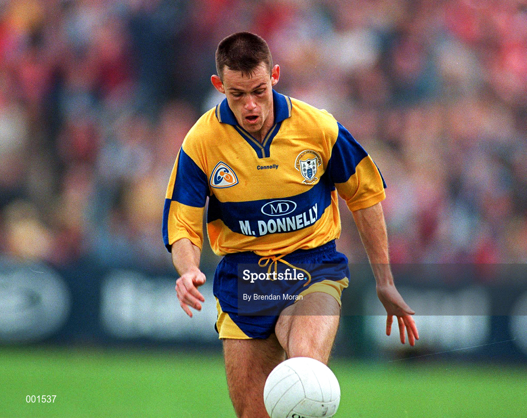 22 June 1997; Odhran O'Dwyer of Clare in during the GAA Munster Senior Football Championship Semi-Final match between Clare and Cork at Cusack Park in Ennis, Clare. Photo by Brendan Moran/Sportsfile