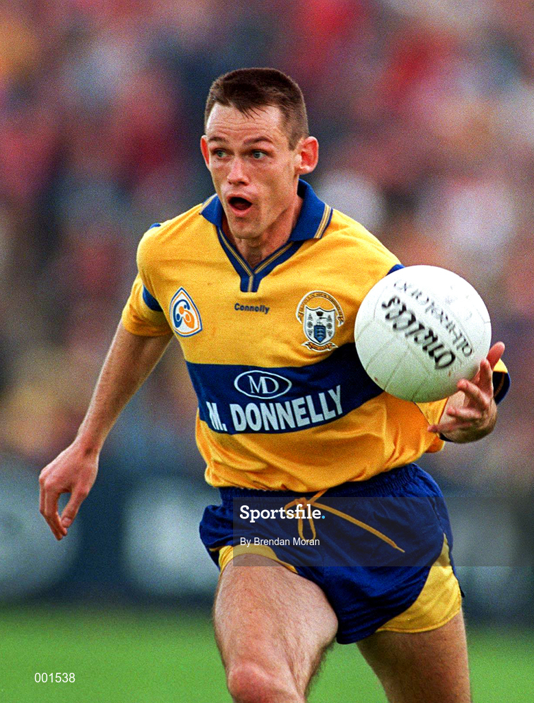 22 June 1997; Odhran O'Dwyer of Clare in during the GAA Munster Senior Football Championship Semi-Final match between Clare and Cork at Cusack Park in Ennis, Clare. Photo by Brendan Moran/Sportsfile