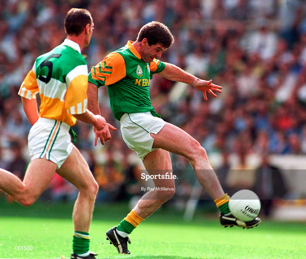 16 August 1997; P.J Gillic of Meath during the Leinster GAA Senior Football Championship Final match between Offaly and Meath at Croke Park in Dublin. Photo by Ray McManus/Sportsfile