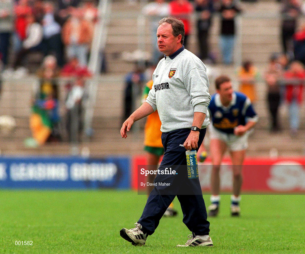 22 June 1997; Donegal manager P.J McGowan during the Ulster GAA Football Senior Championship Semi-Final match between Cavan and Donegal at St. Tiernach's Park in Clones, Monaghan. Photo by David Maher/Sportsfile