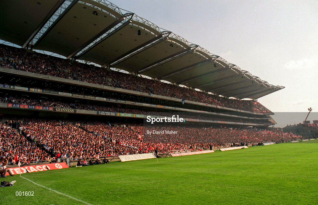 15 June 1997; A general view of the new Cusack Stand prior to the Leinster GAA Senior Football Championship Quarter-Final match between Meath and Dublin at Croke Park in Dublin. Photo by David Maher/Sportsfile