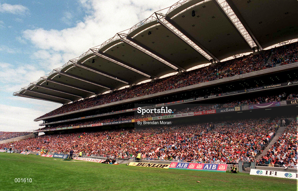 15 June 1997; A general view of the new Cusack Stand prior to the Leinster GAA Senior Football Championship Quarter-Final match between Meath and Dublin at Croke Park in Dublin. Photo by Brendan Moran/Sportsfile