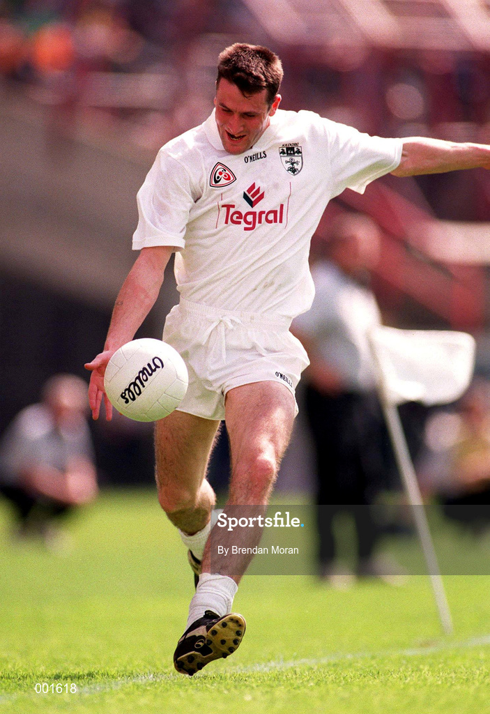 6 July 1997; Niall Buckley of Kildare during the Leinster GAA Senior Football Championship Semi-Final match between Kildare and Meath at Croke Park in Dublin. Photo by Brendan Moran/Sportsfile