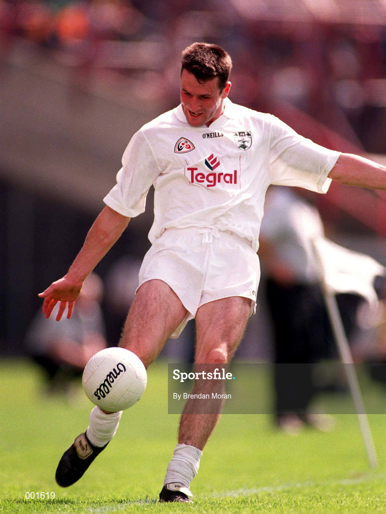 6 July 1997; Niall Buckley of Kildare during the Leinster GAA Senior Football Championship Semi-Final match between Kildare and Meath at Croke Park in Dublin. Photo by Brendan Moran/Sportsfile