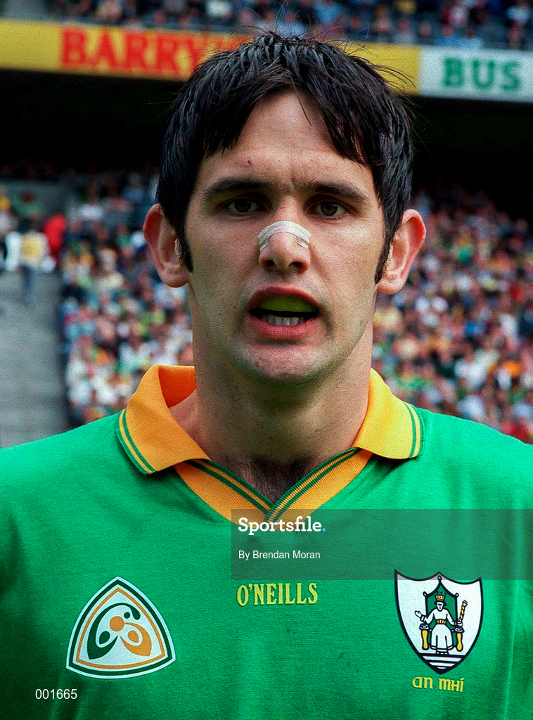 15 June 1997; Nigel Nestor of Meath prior to the Leinster GAA Senior Football Championship Quarter-Final match between Offaly and Wicklow at Croke Park in Dublin. Photo by Brendan Moran/Sportsfile