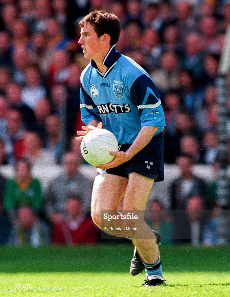 15 June 1997; Paddy Christie of Dublin during the Leinster GAA Senior Football Championship Quarter-Final match between Offaly and Wicklow at Croke Park in Dublin. Photo by Brendan Moran/Sportsfile