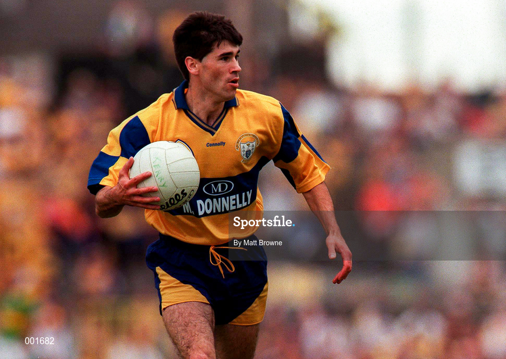 20 July 1997; Padraig Conway of Clare during the GAA Munster Senior Football Championship Final match between Kerry and Clare at Gaelic Grounds in Limerick. Photo by Matt Browne/Sportsfile