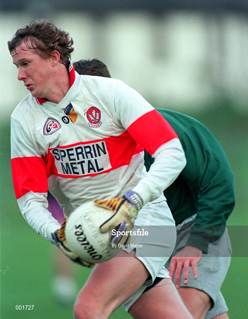 16 September 1997; Pat Fallon during a GAA Football Mayo Training Session at Fr. O'Hara Memorial Park in Charlestown, Mayo. Photo by David Maher/Sportsfile