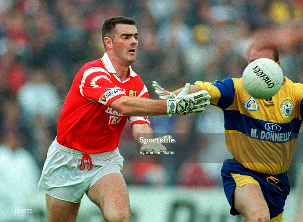 22 June 1997; Pat Hegarty of Cork during the GAA Munster Senior Football Championship Semi-Final match between Clare and Cork at Cusack Park in Ennis, Clare. Photo by Brendan Moran/Sportsfile