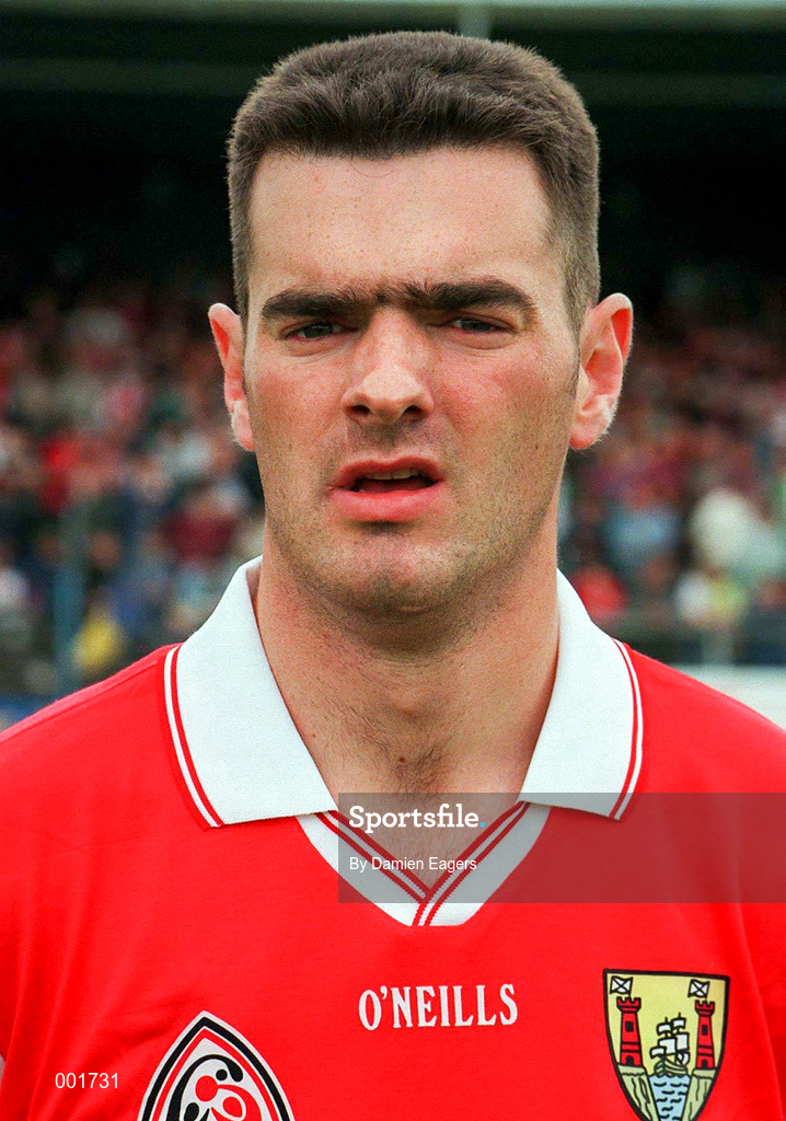 22 June 1997; Pat Hegarty of Cork during the GAA Munster Senior Football Championship Semi-Final match between Clare and Cork at Cusack Park in Ennis. Photo by Damien Eagers/Sportsfile