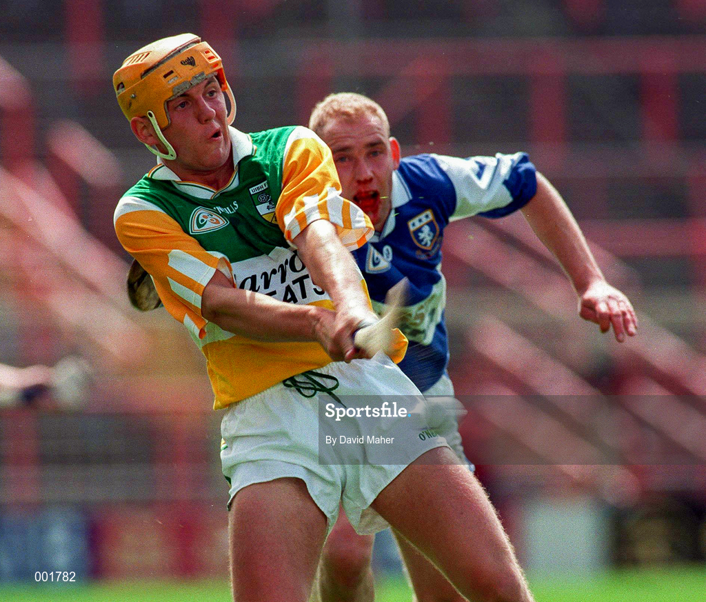 8 June 1997; Paudie Mulhare of Offaly during the GAA Leinster Senior Hurling Championship Quarter-Final match between Offaly and Laois at Croke Park in Dublin. Photo by David Maher/Sportsfile