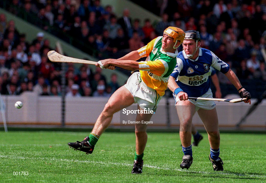 8 June 1997; Paudie Mulhare of Offaly prior to the GAA Leinster Senior Hurling Championship Quarter-Final match between Offaly and Laois at Croke Park in Dublin. Photo by Damien Eagers/Sportsfile