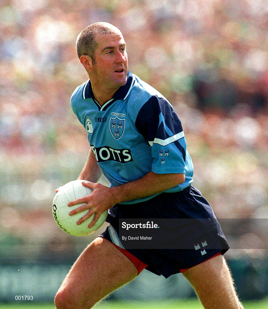 15 June 1997; Paul Clarke of Dublin during the Leinster GAA Senior Football Championship Quarter-Final match between Meath and Dublin at Croke Park in Dublin. Photo by David Maher/Sportsfile