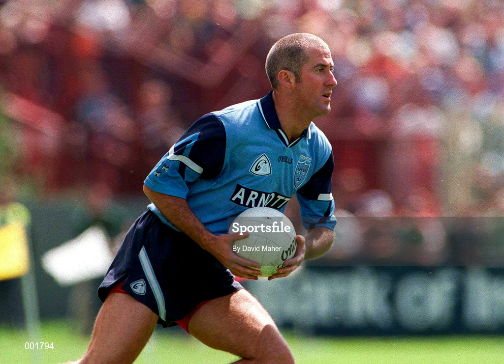15 June 1997; Paul Clarke of Dublin during the Leinster GAA Senior Football Championship Quarter-Final match between Meath and Dublin at Croke Park in Dublin. Photo by David Maher/Sportsfile