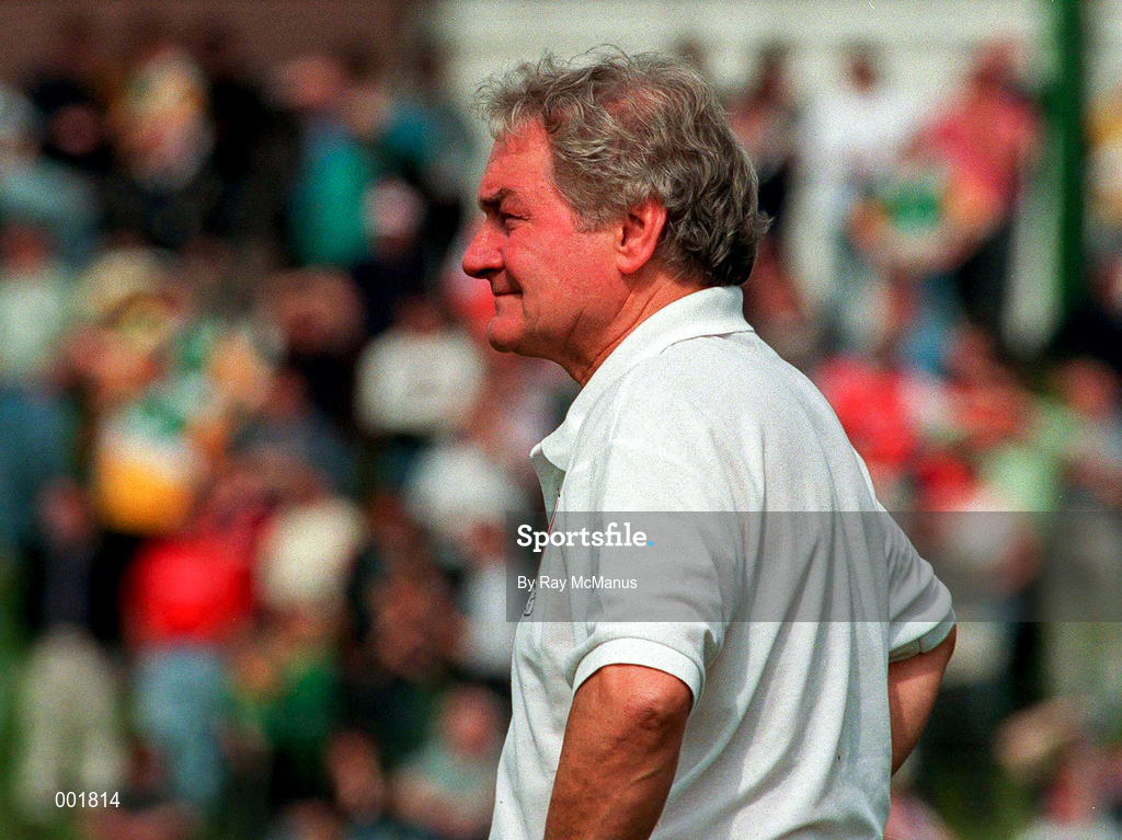 29 June 1997; Louth manager Paul Kenny during the Leinster GAA Senior Football Championship Semi-Final match between Offaly and Louth at Páirc Tailteann in Navan, Meath. Photo by Ray McManus/Sportsfile