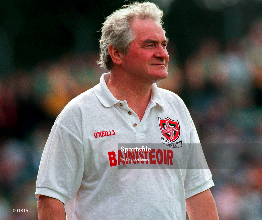 29 June 1997; Louth manager Paul Kenny during the Leinster GAA Senior Football Championship Semi-Final match between Offaly and Louth at Páirc Tailteann in Navan, Meath. Photo by Ray McManus/Sportsfile